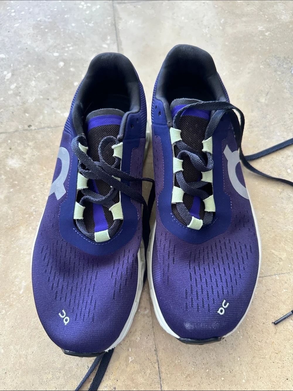 On Running Men's Running Shoes - Purple with Black Accents